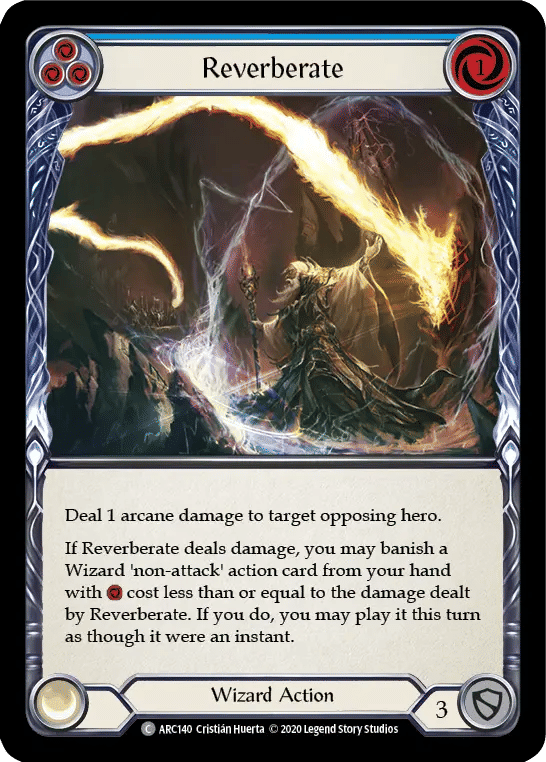 Reverberate (Blue) — Arcane Rising - Unlimited — Flesh and Blood
