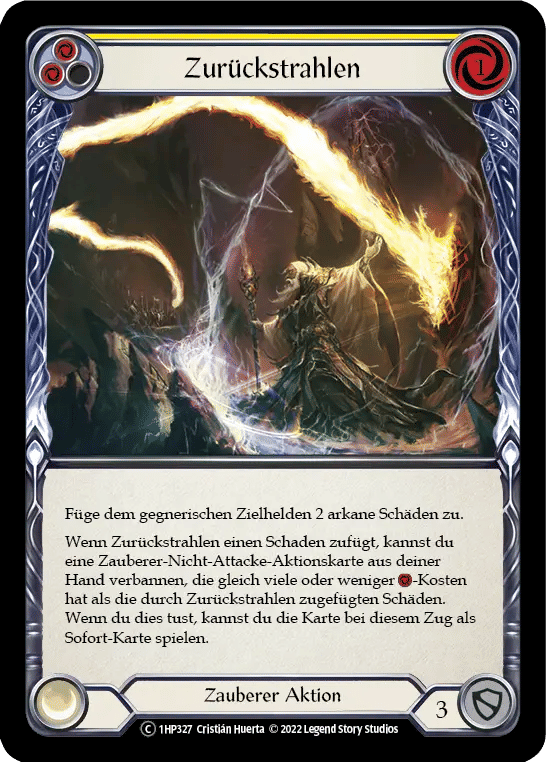 Reverberate (Yellow) — History Pack 1 - Black Label — Flesh and Blood