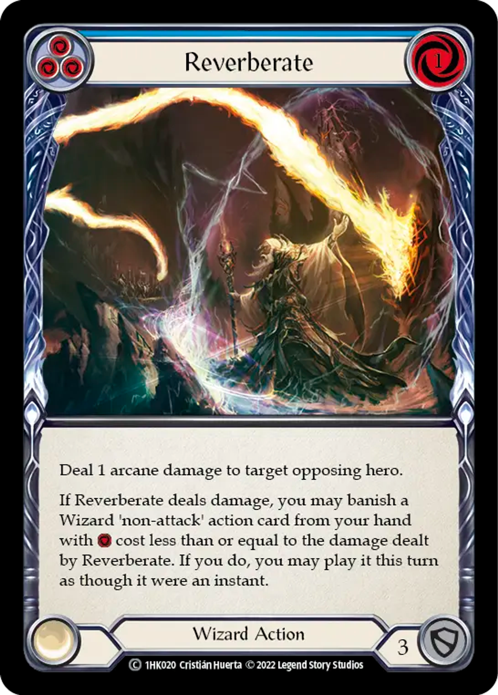 Reverberate (Blue) — Kano - Blitz Deck — Flesh and Blood