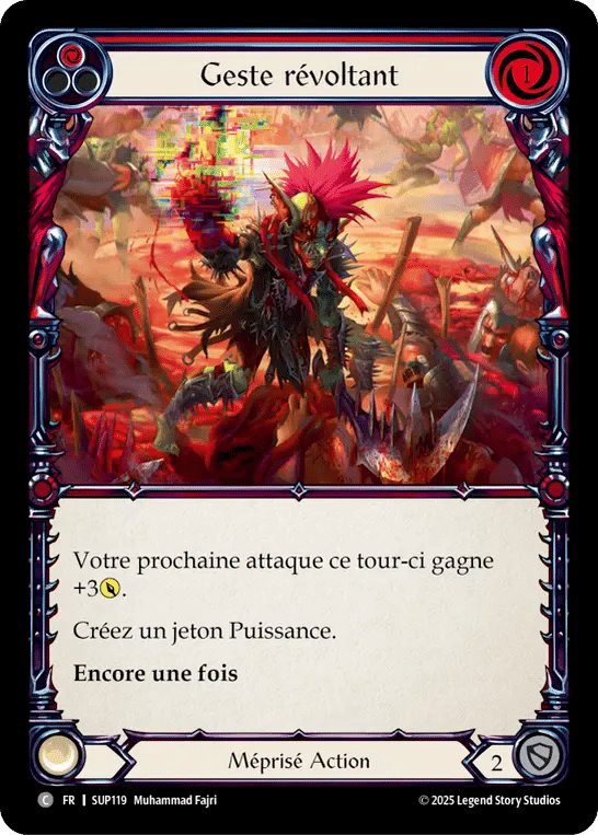 Geste révoltant — Super Slam — Flesh and Blood