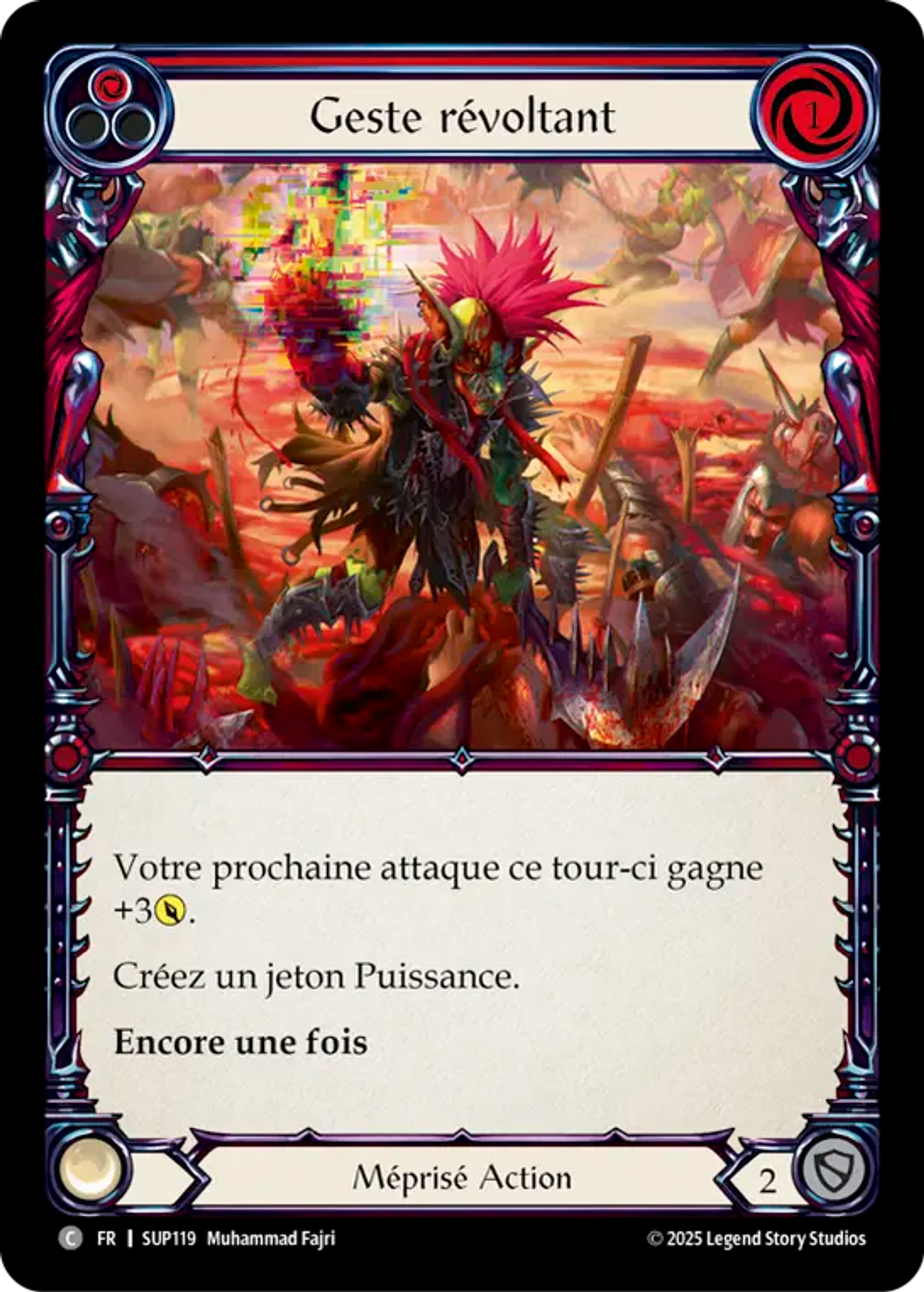 Geste révoltant — Super Slam — Flesh and Blood