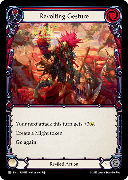 Revolting Gesture (Red) — Super Slam — Flesh and Blood