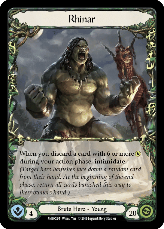 Rhinar — Rhinar, Reckless Rampage - Hero Deck — Flesh and Blood