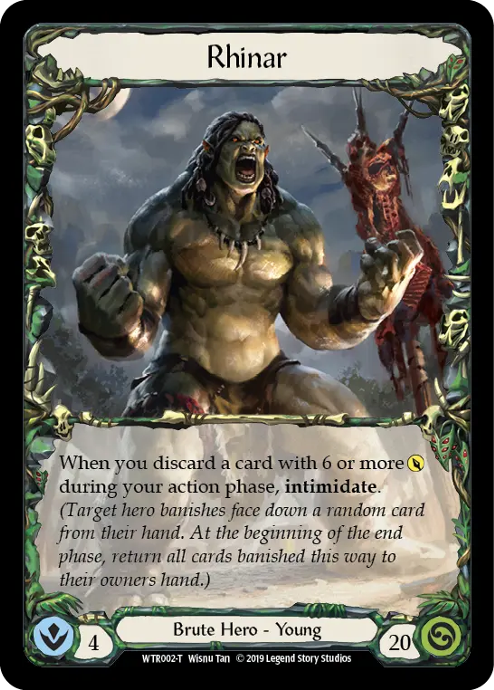 Rhinar — Welcome to Rathe — Flesh and Blood