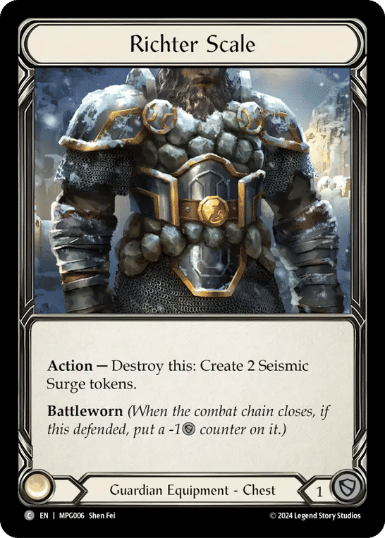 Richter Scale — Mastery Pack Guardian — Flesh and Blood