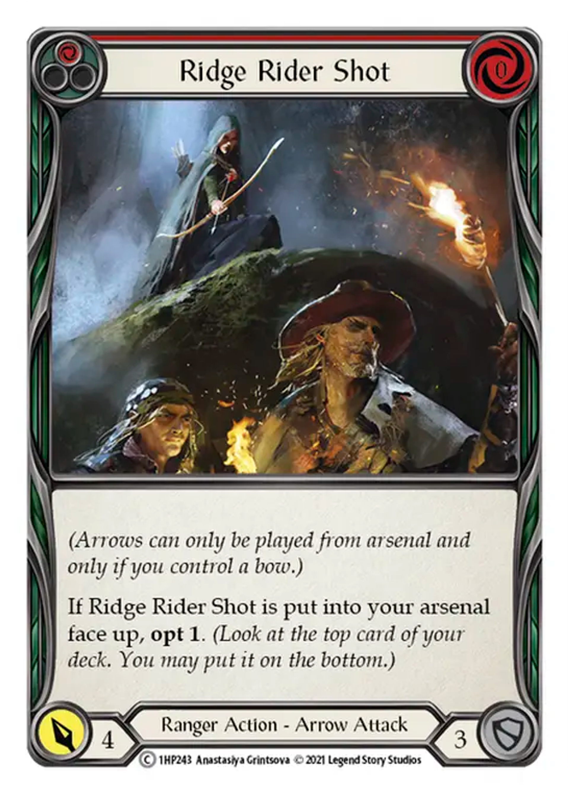 Ridge Rider Shot (Red) — History Pack 1 — Flesh and Blood