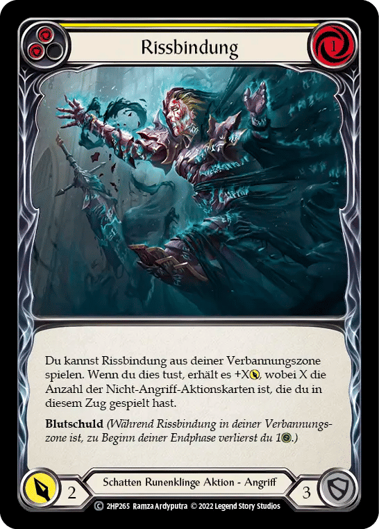 Rift Bind (Yellow) — History Pack 2 - Black Label — Flesh and Blood