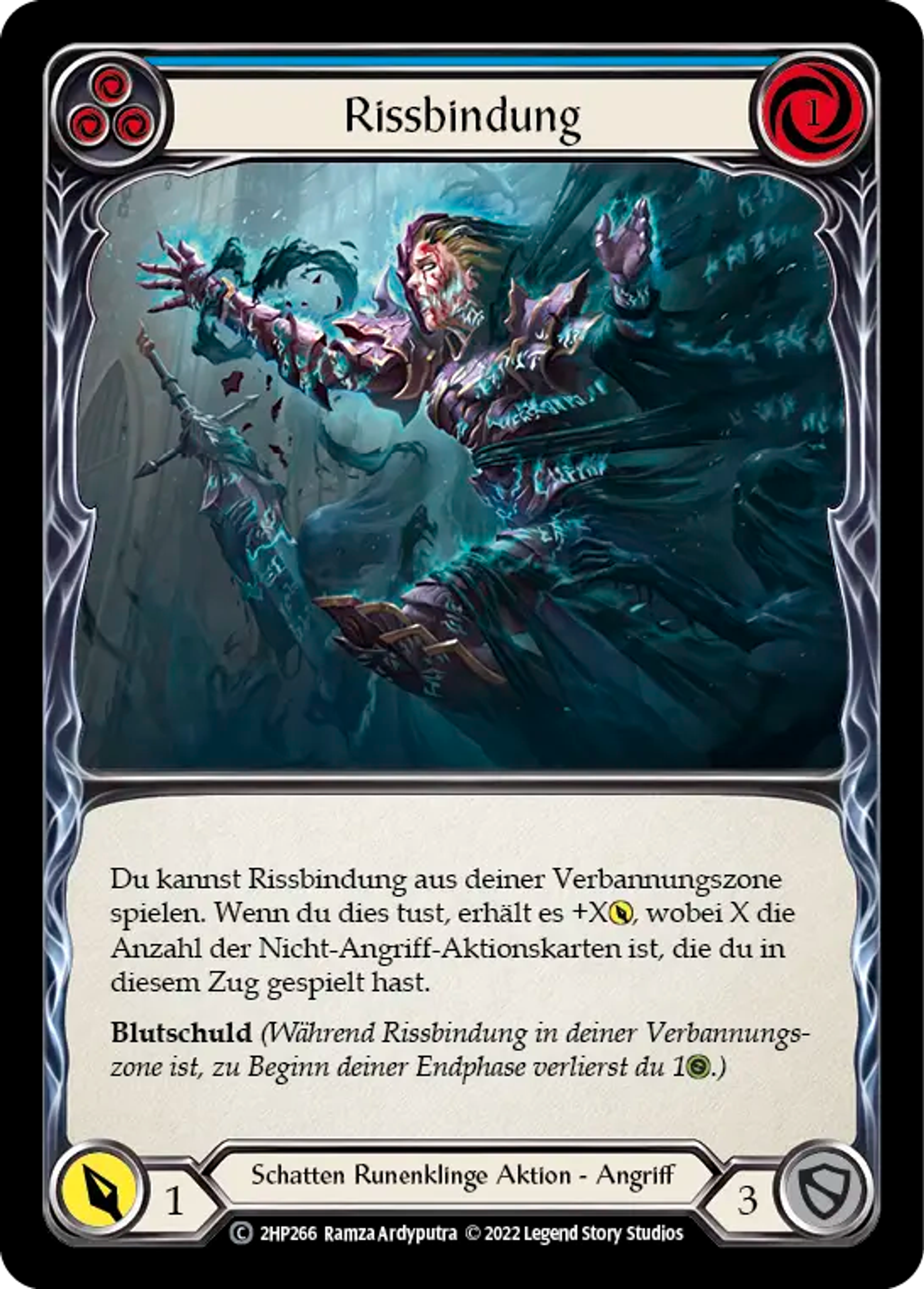 Rift Bind (Blue) — History Pack 2 - Black Label — Flesh and Blood