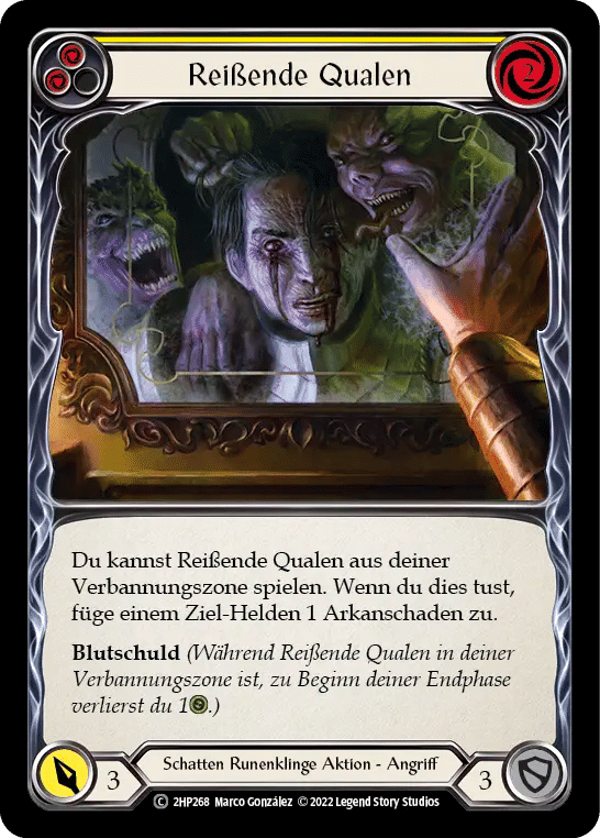 Rifted Torment (Yellow) — History Pack 2 - Black Label — Flesh and Blood
