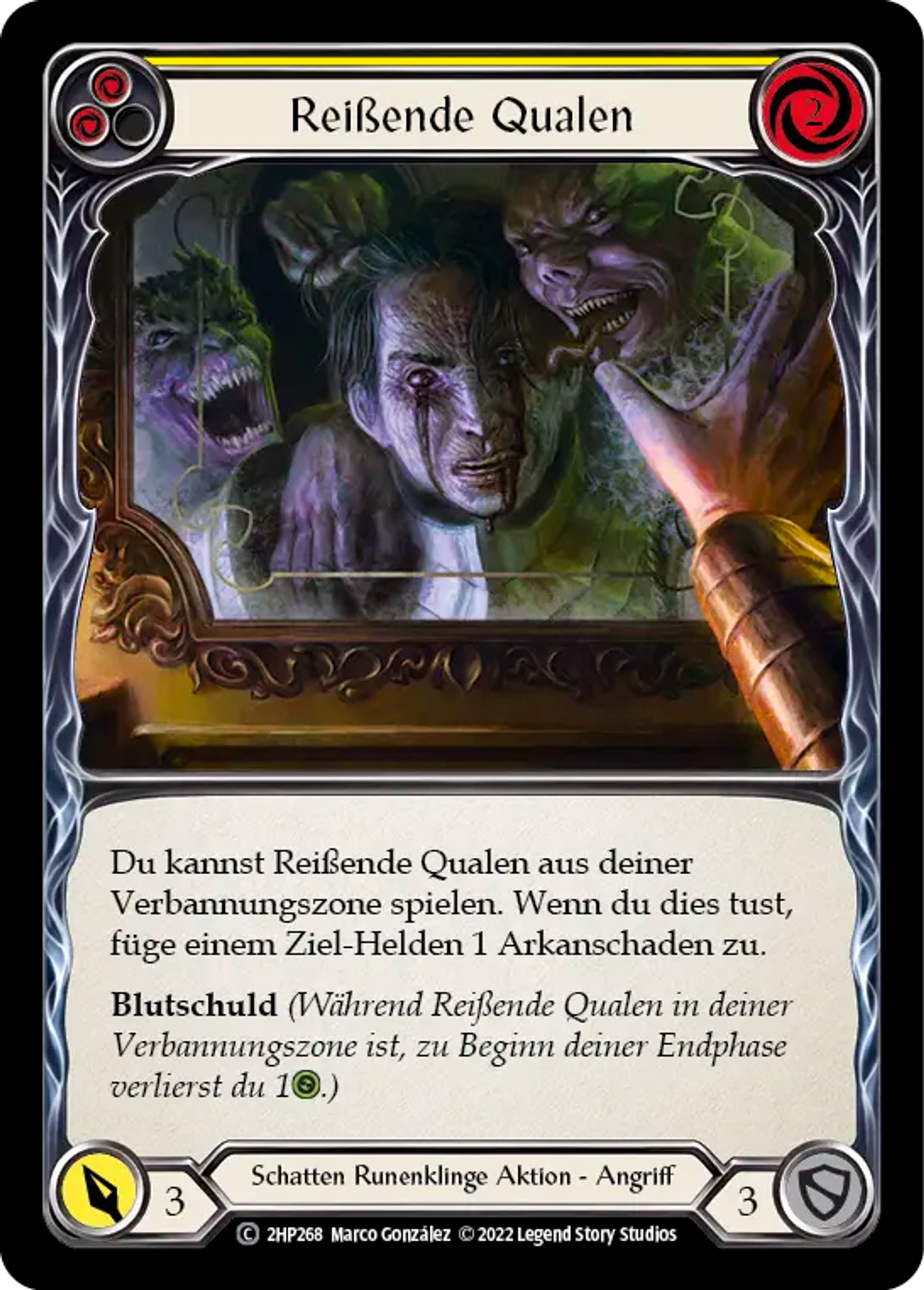 Rifted Torment (Yellow) — History Pack 2 - Black Label — Flesh and Blood
