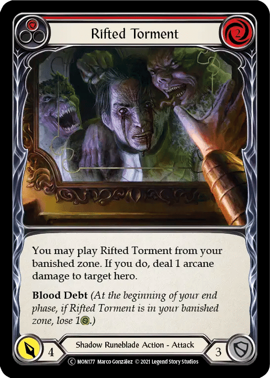 Rifted Torment (Red) — Monarch - Unlimited — Flesh and Blood