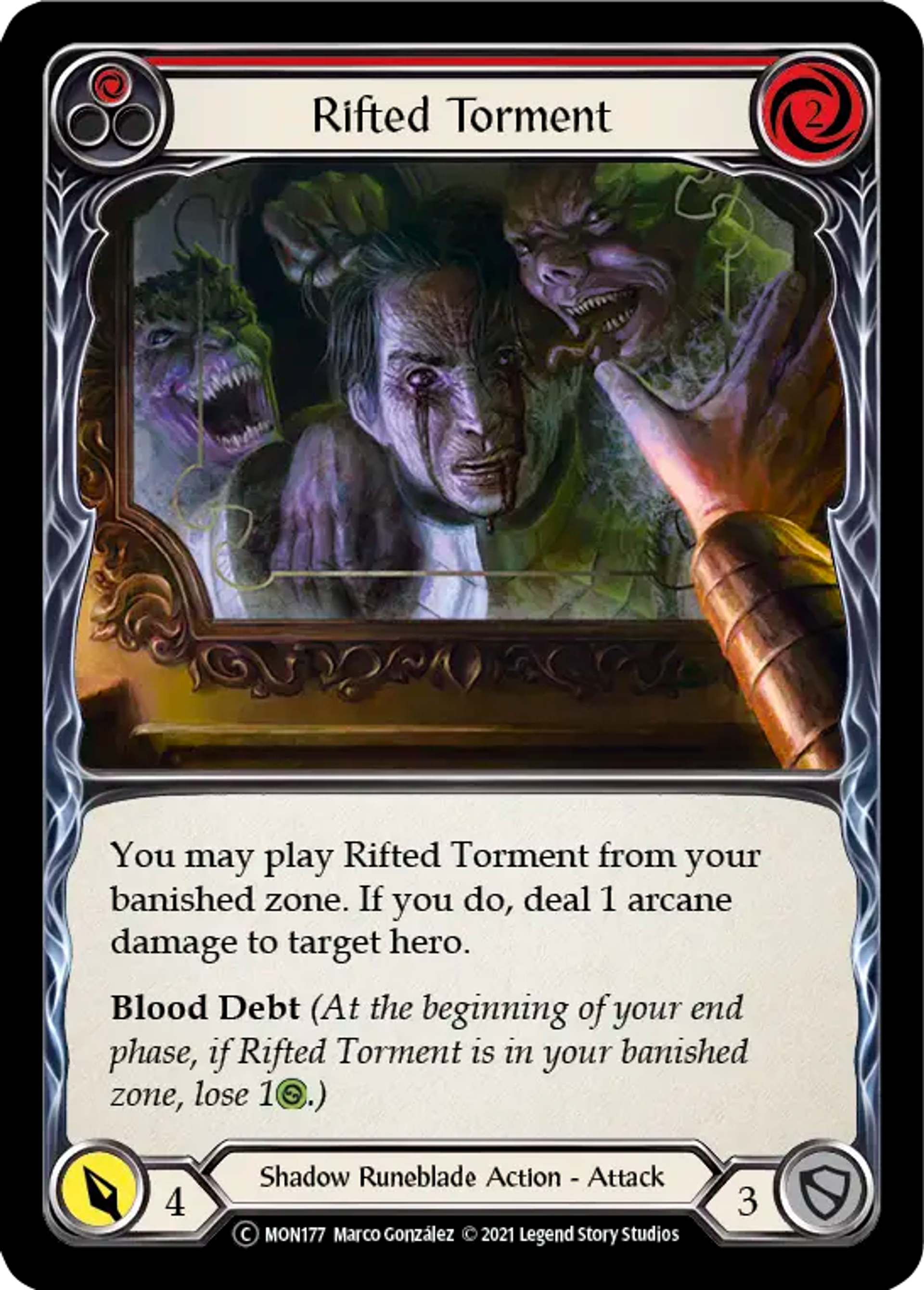 Rifted Torment (Red) — Monarch - Unlimited — Flesh and Blood