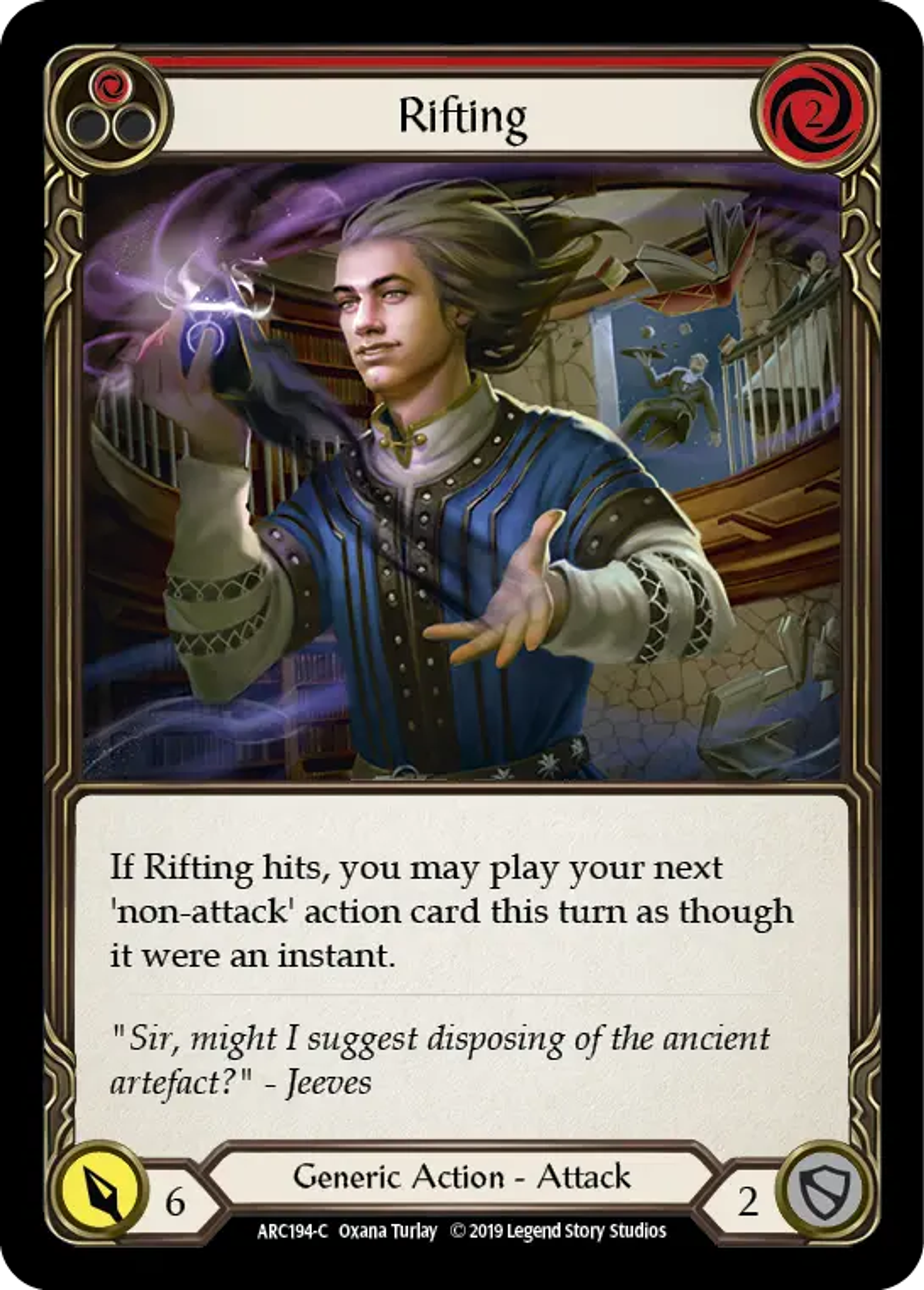 Rifting (Red) — Arcane Rising — Flesh and Blood