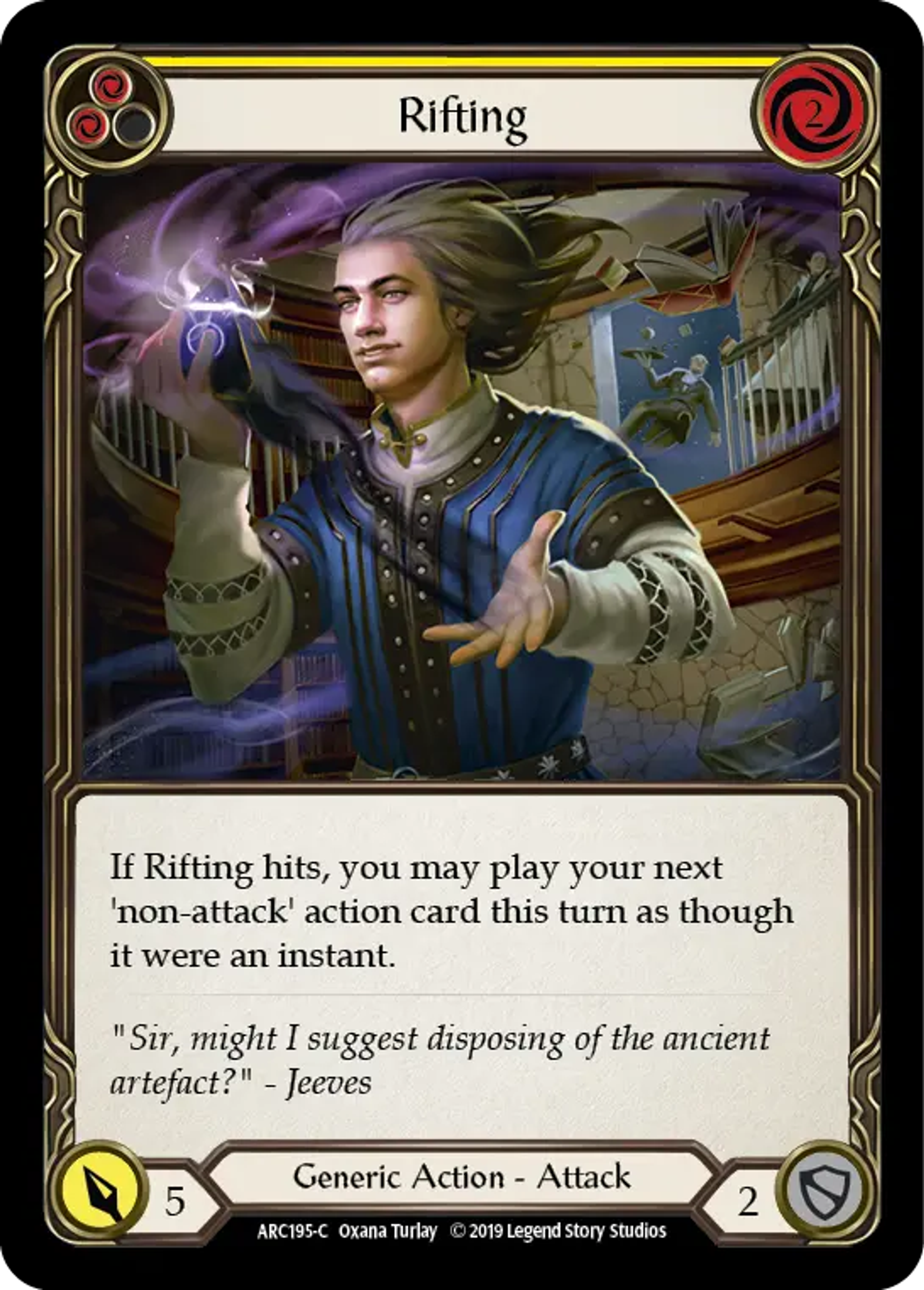 Rifting (Yellow) — Arcane Rising — Flesh and Blood