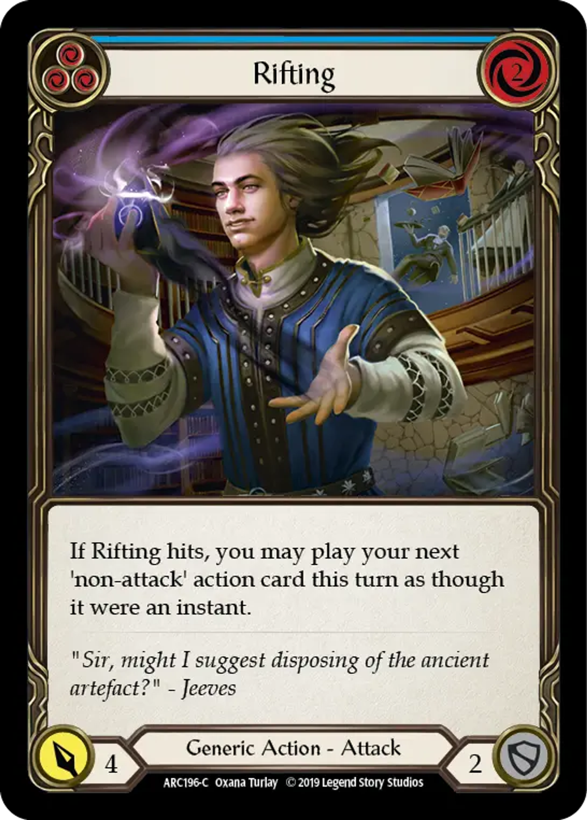 Rifting (Blue) — Arcane Rising — Flesh and Blood