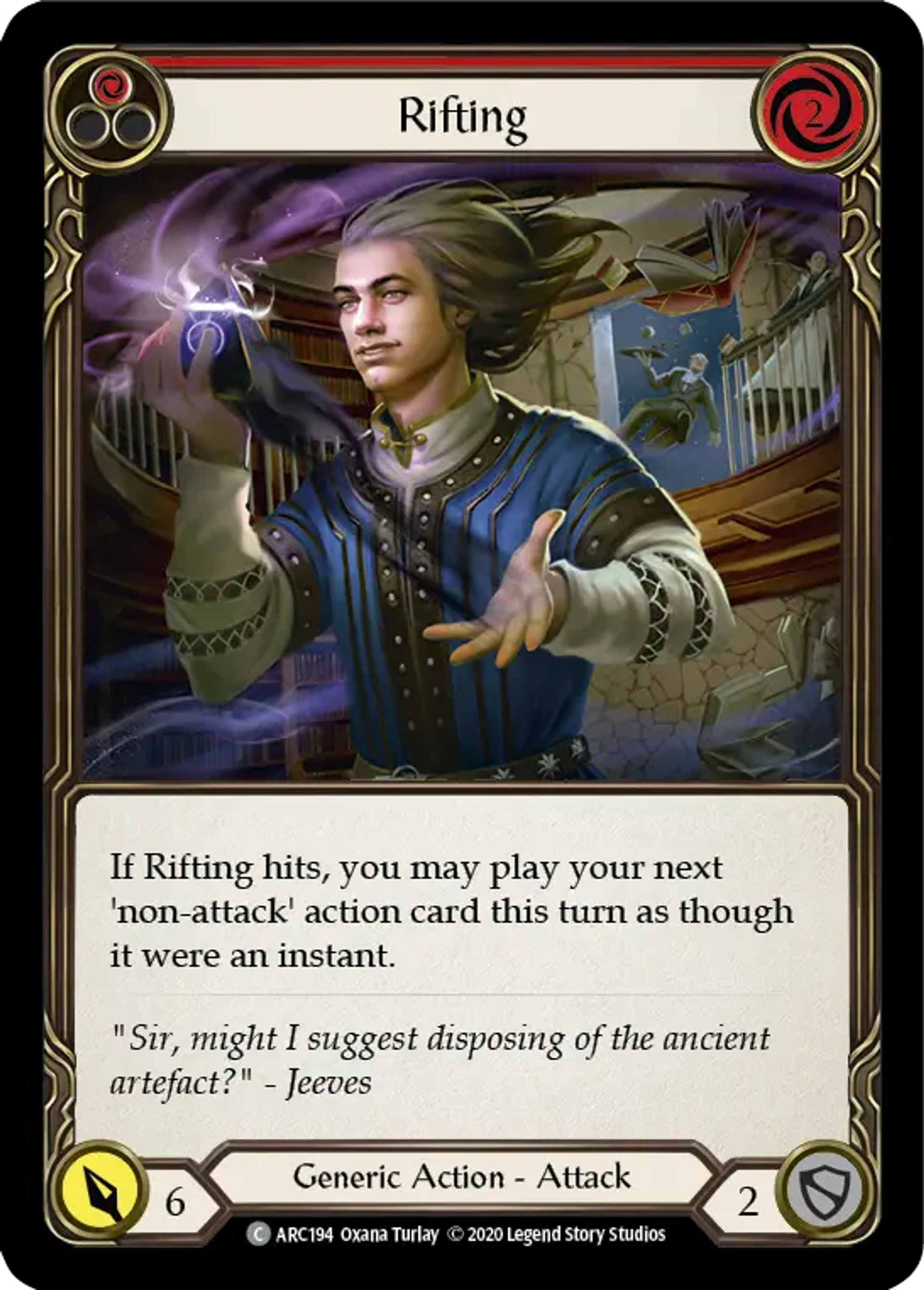 Rifting (Red) — Arcane Rising - Unlimited — Flesh and Blood
