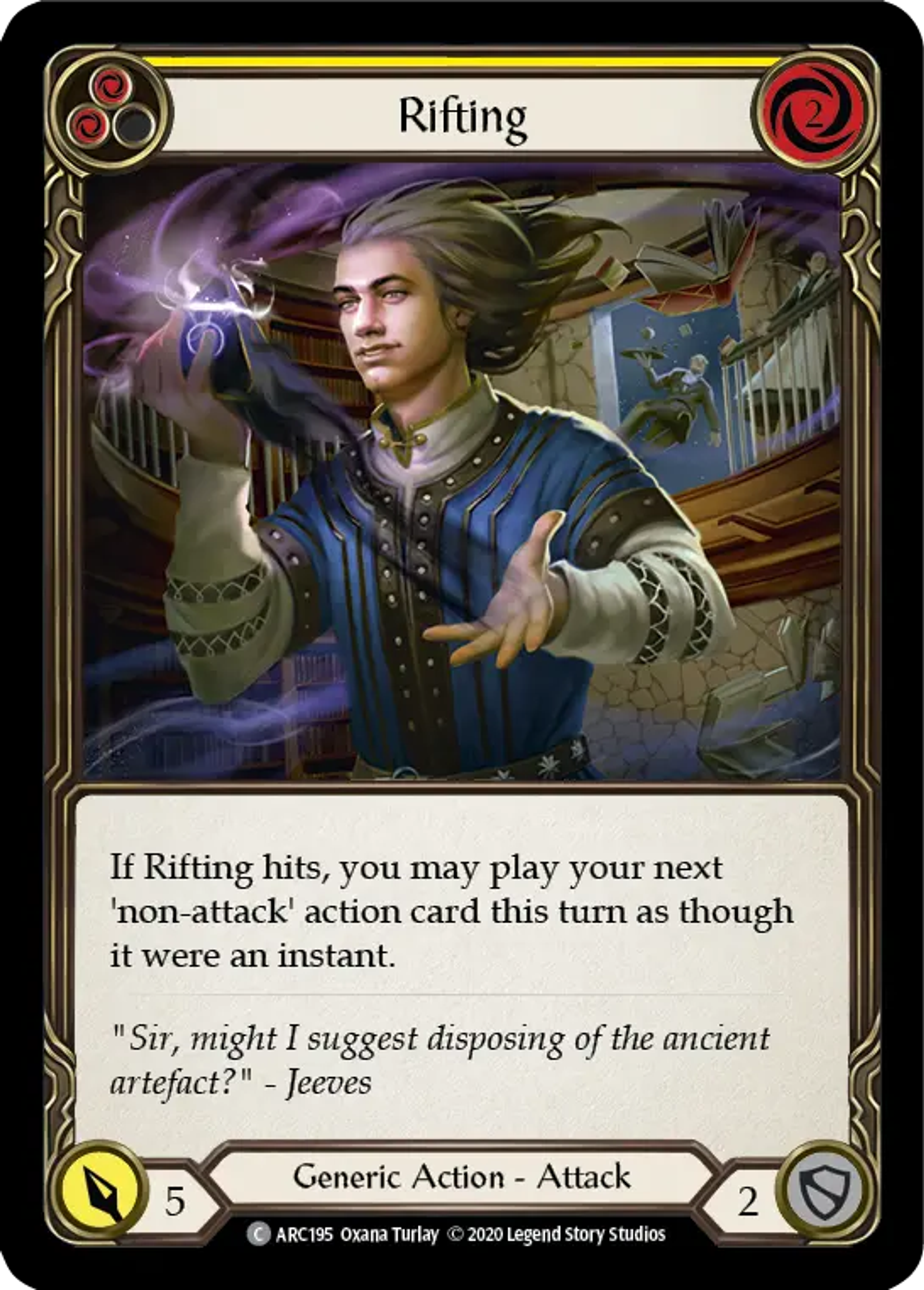 Rifting (Yellow) — Arcane Rising - Unlimited — Flesh and Blood