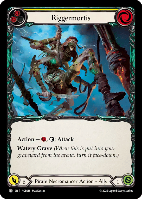 Riggermortis (Yellow) — Armory Deck - Gravy Bones — Flesh and Blood
