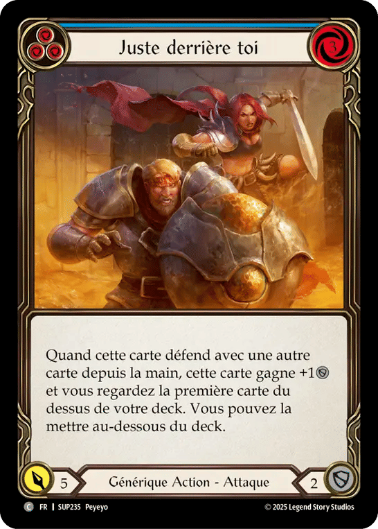 Juste derrière toi — Super Slam — Flesh and Blood