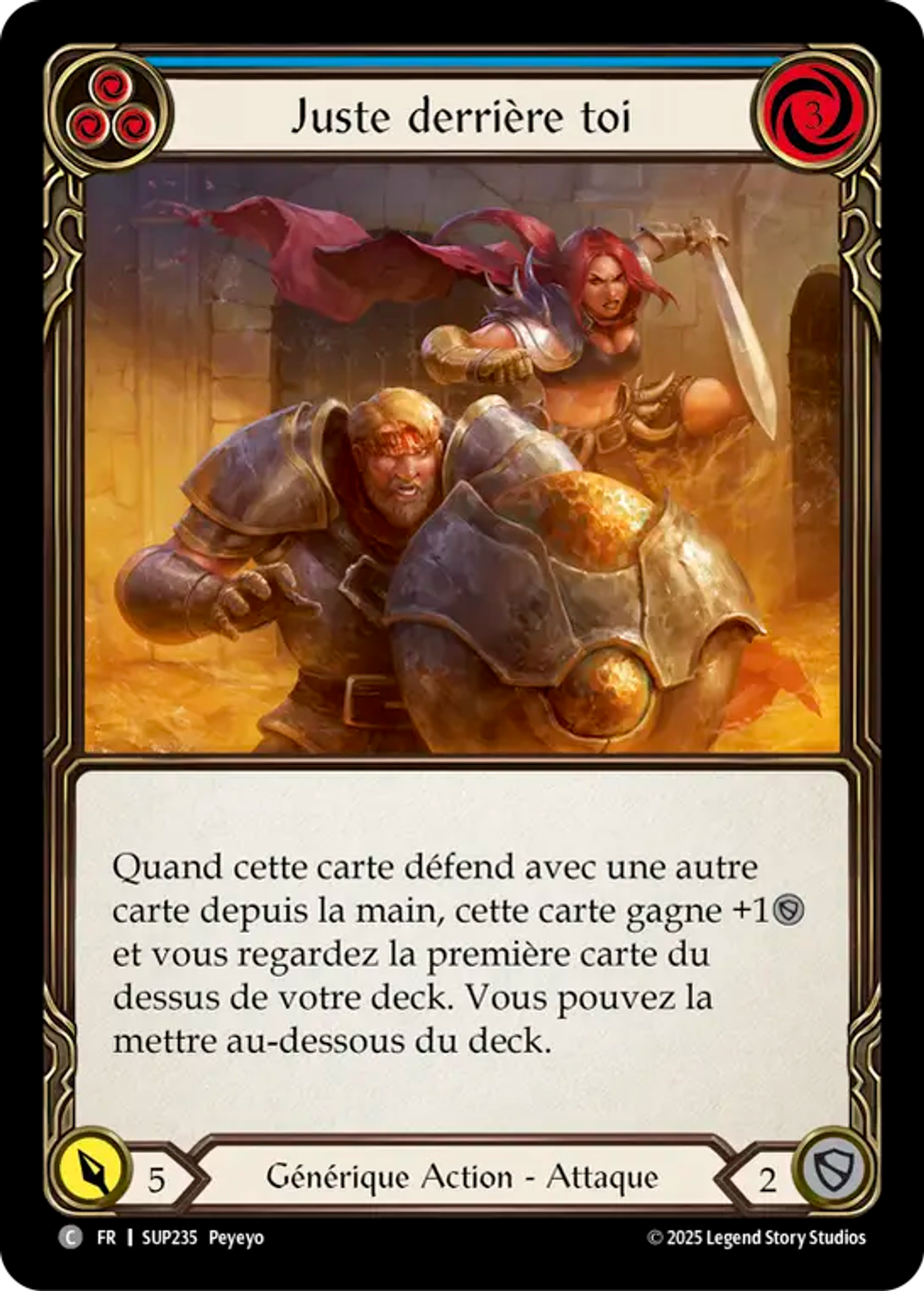 Juste derrière toi — Super Slam — Flesh and Blood