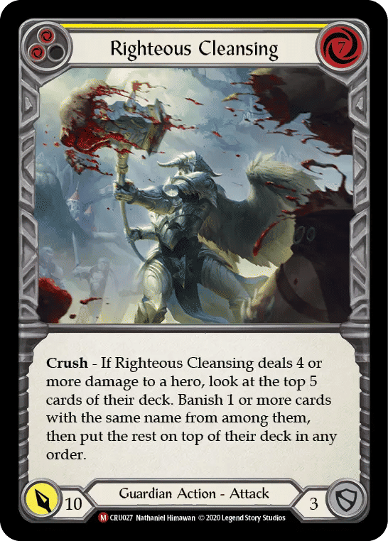 Righteous Cleansing — Crucible of War — Flesh and Blood