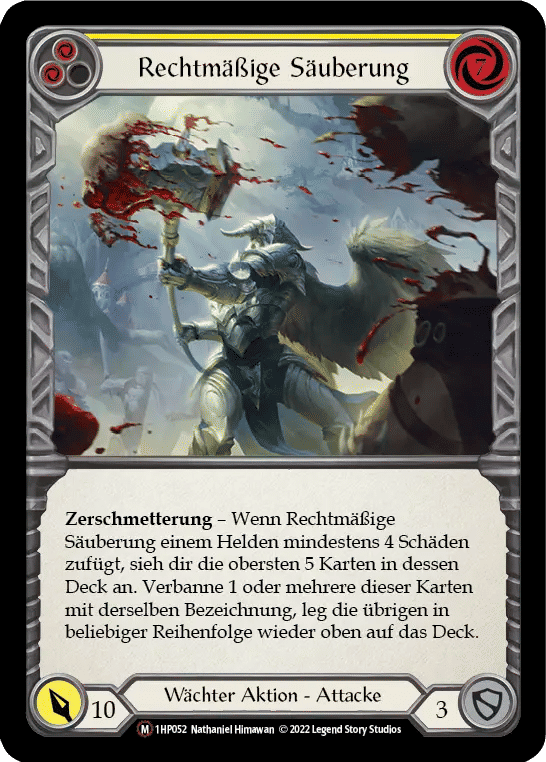 Righteous Cleansing — History Pack 1 - Black Label — Flesh and Blood