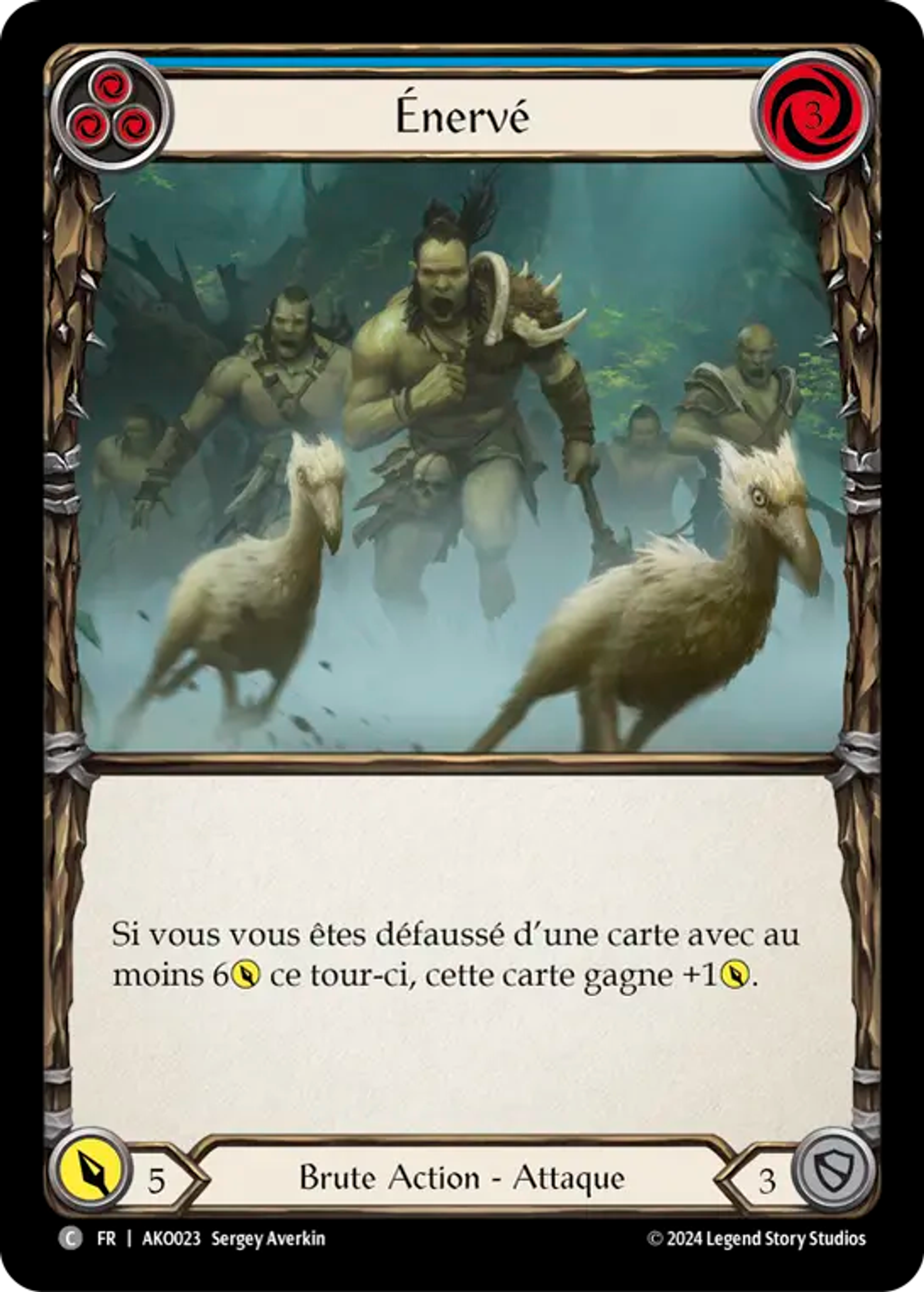 Énervé — Armory Deck - Kayo, Armed and Dangerous — Flesh and Blood