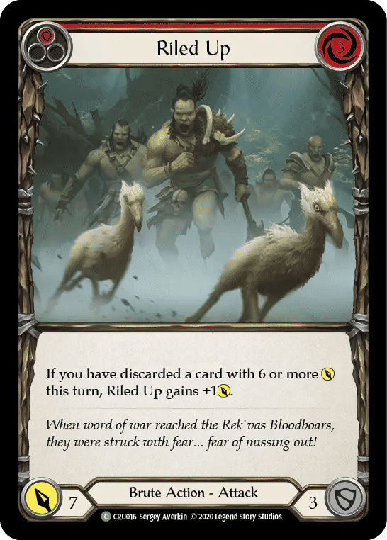 Riled Up (Red) — Crucible of War — Flesh and Blood