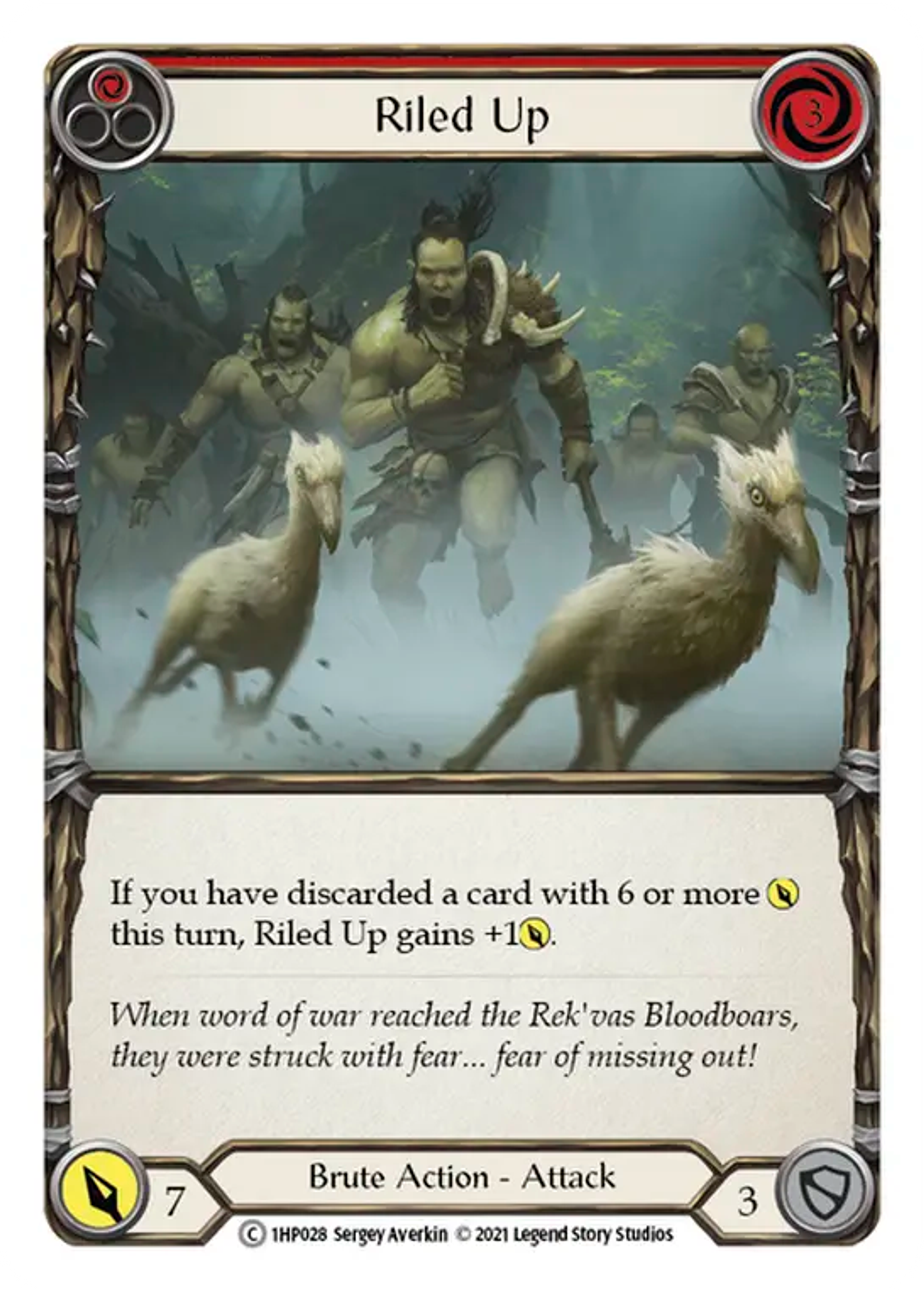 Riled Up (Red) — History Pack 1 — Flesh and Blood
