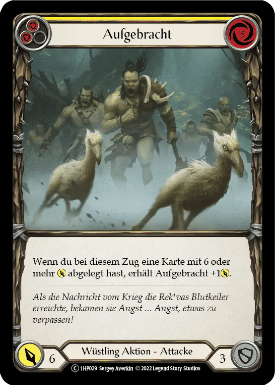 Riled Up (Yellow) — History Pack 1 - Black Label — Flesh and Blood