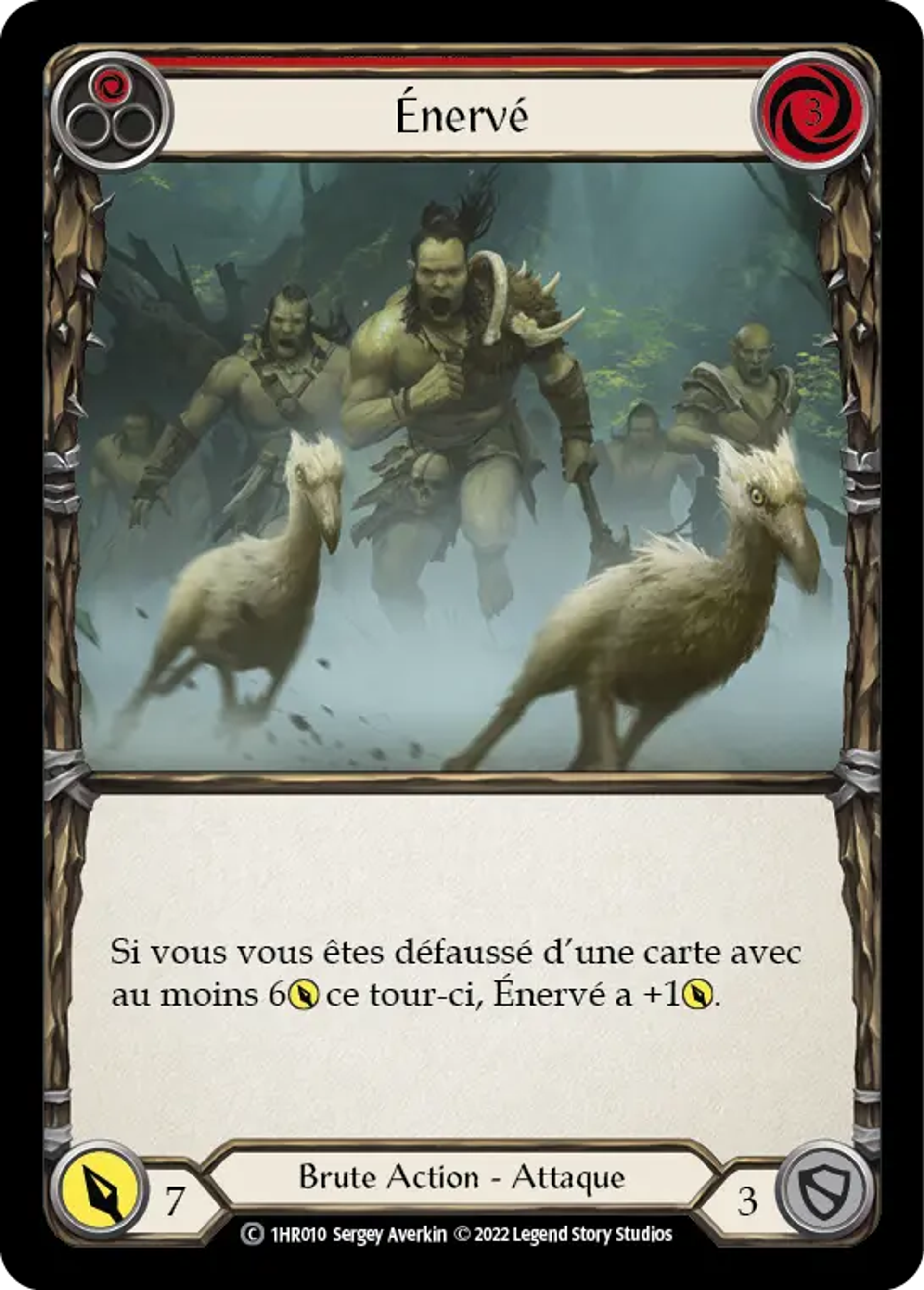 Énervé — Rhinar - Blitz Deck — Flesh and Blood