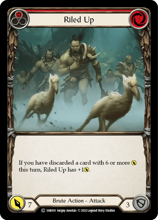 Riled Up (Red) — Rhinar - Blitz Deck — Flesh and Blood