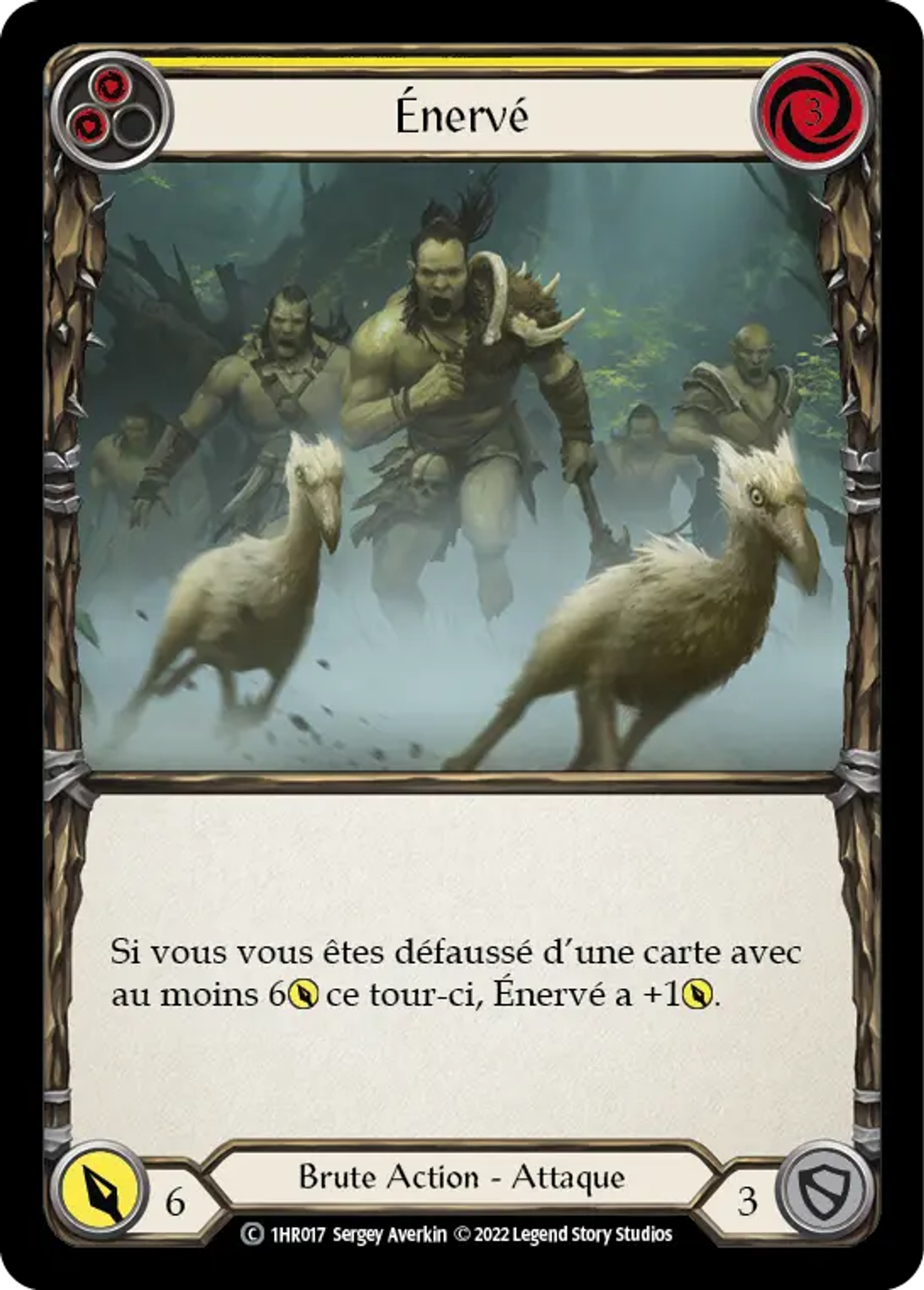 Énervé — Rhinar - Blitz Deck — Flesh and Blood