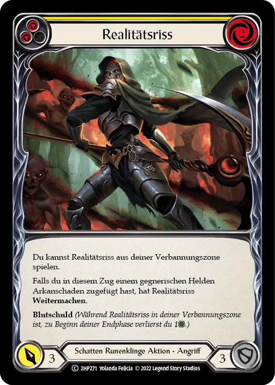 Rip Through Reality (Yellow) — History Pack 2 - Black Label — Flesh and Blood
