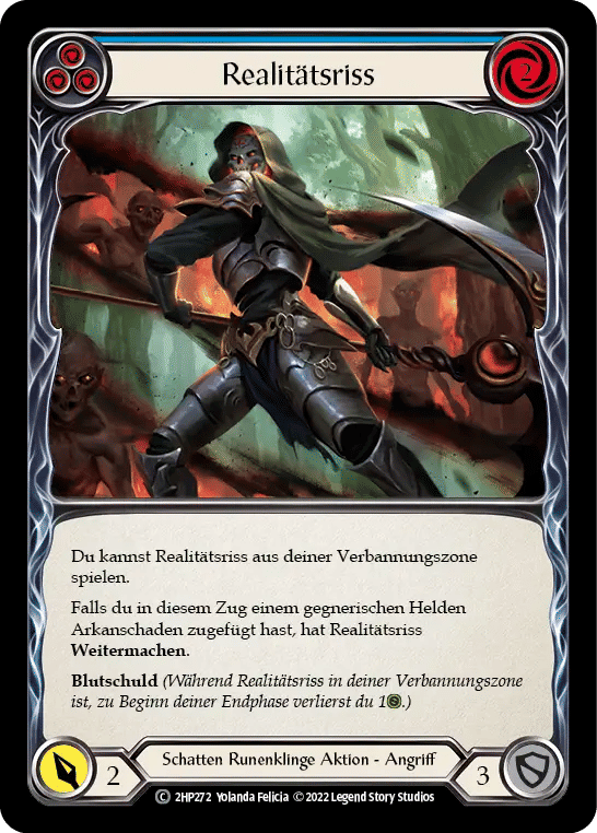 Rip Through Reality (Blue) — History Pack 2 - Black Label — Flesh and Blood