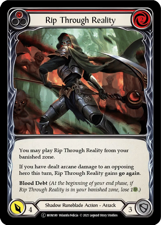 Rip Through Reality (Red) — Monarch - Unlimited — Flesh and Blood