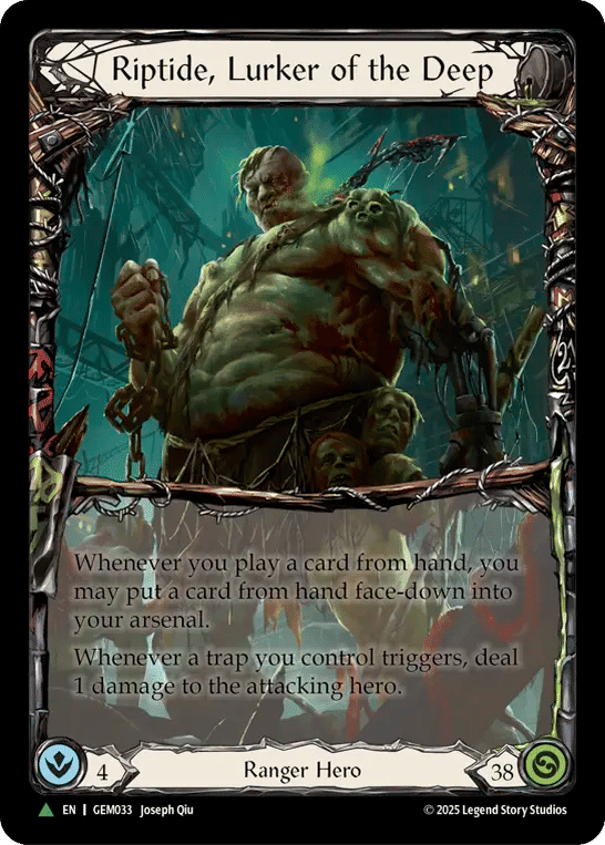 Riptide, Lurker of the Deep — GEM - Pack 2 — Flesh and Blood