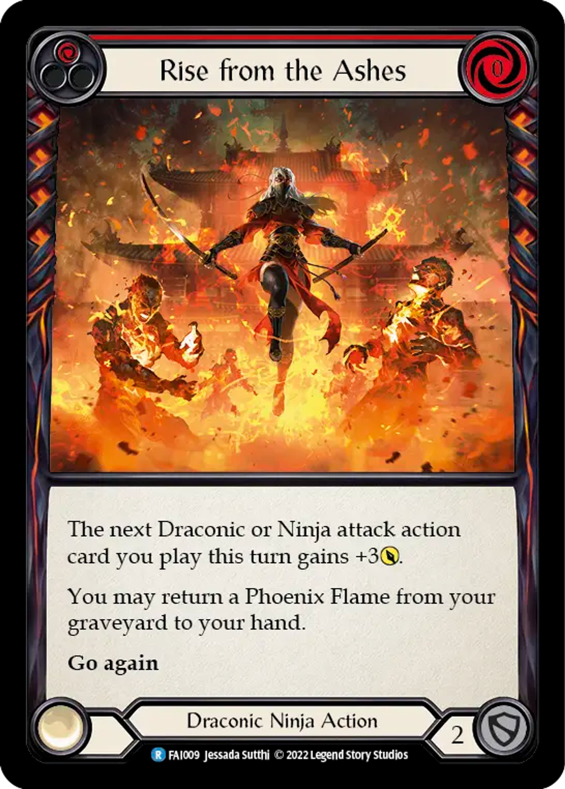 Rise from the Ashes (Red) — Fai - Blitz Deck — Flesh and Blood