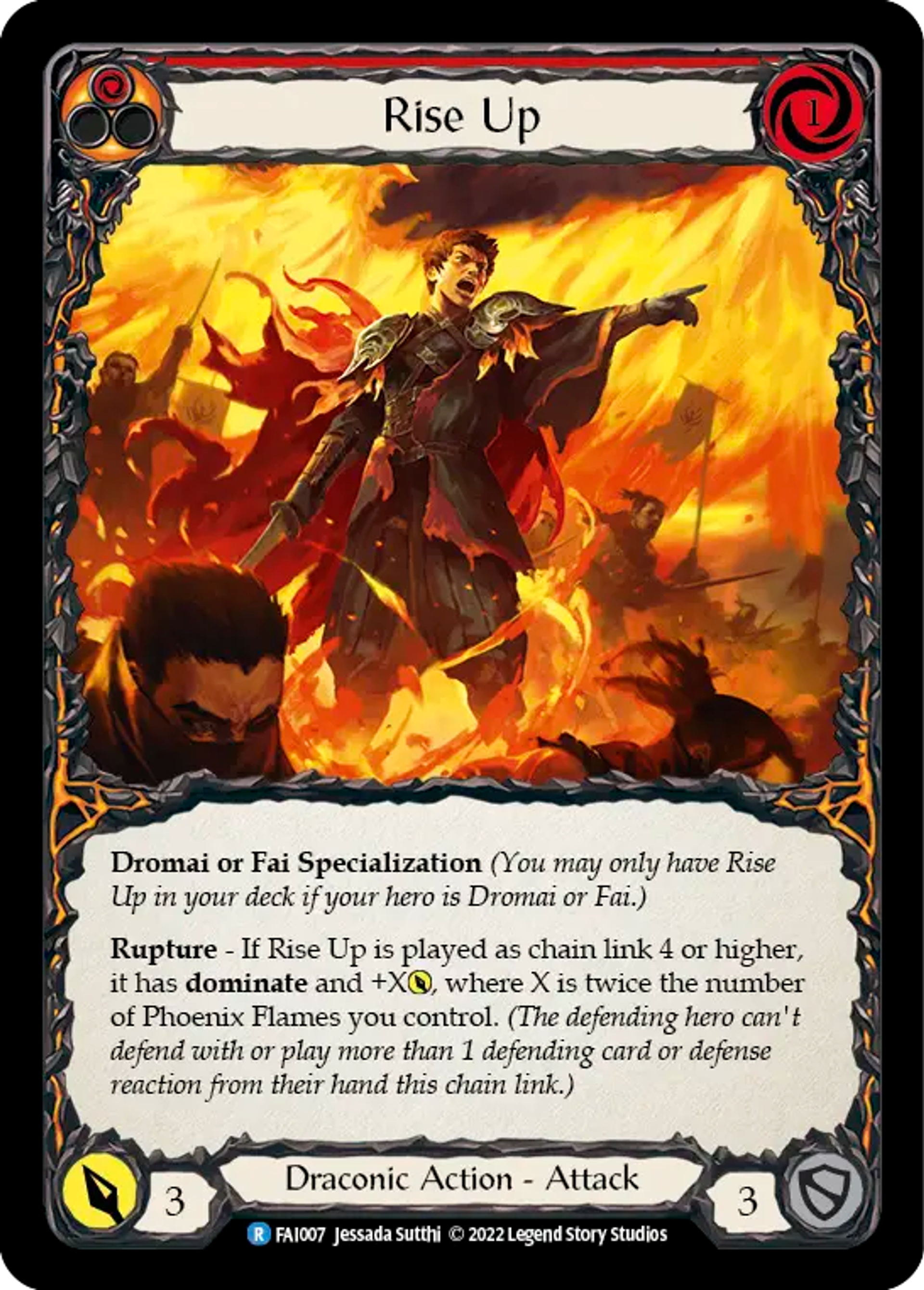Rise Up (Red) — Fai - Blitz Deck — Flesh and Blood