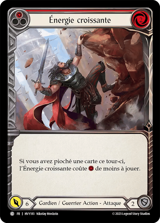 Énergie croissante — Heavy Hitters — Flesh and Blood