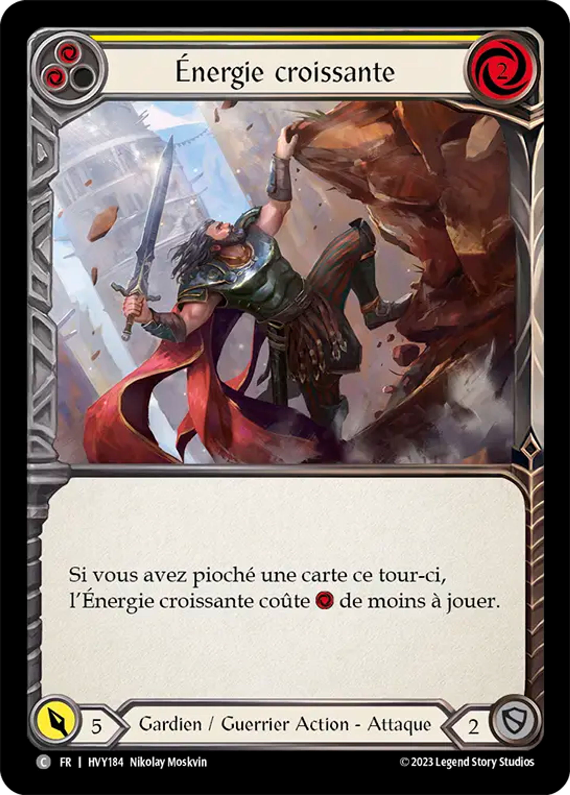 Énergie croissante — Heavy Hitters — Flesh and Blood