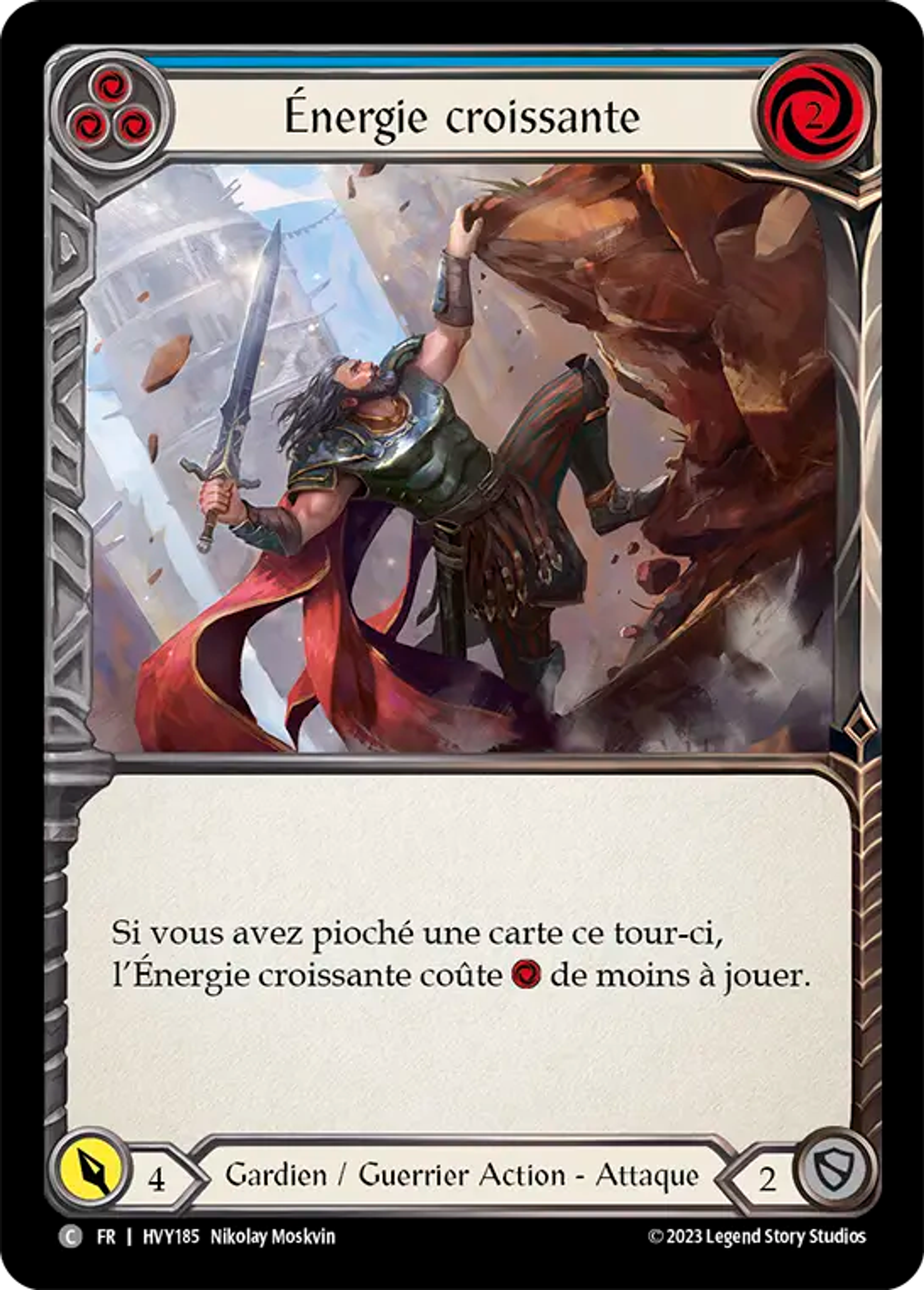Énergie croissante — Heavy Hitters — Flesh and Blood