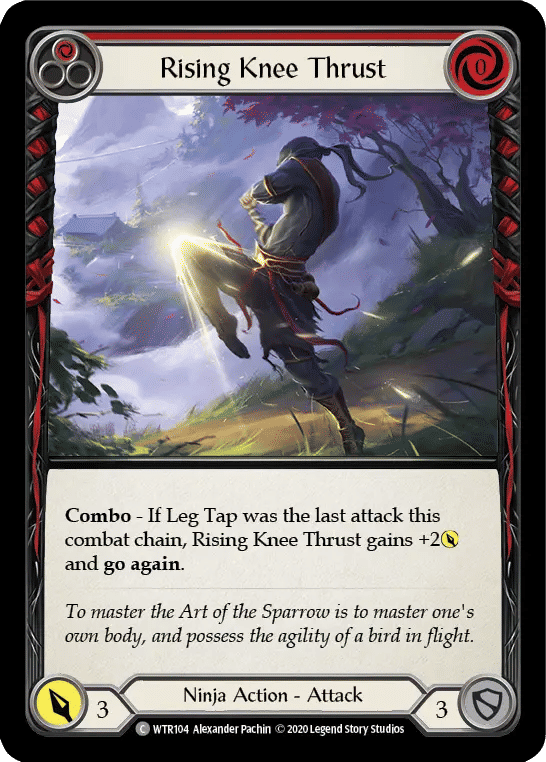 Rising Knee Thrust (Red) — Welcome to Rathe - Unlimited — Flesh and Blood