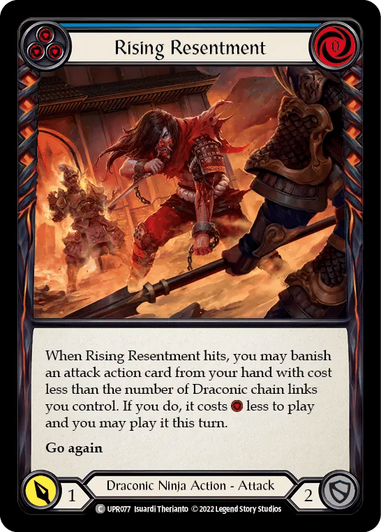 Rising Resentment (Blue) — Uprising — Flesh and Blood