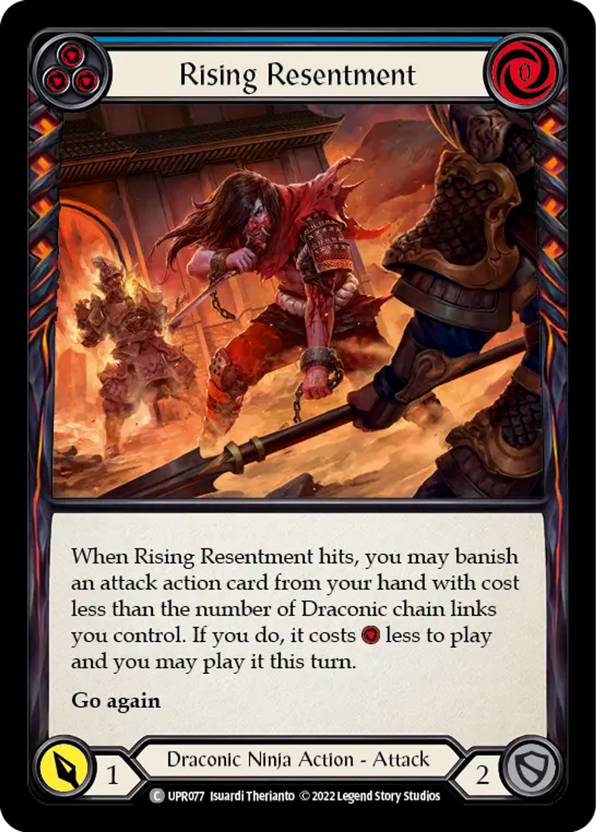 Rising Resentment (Blue) — Uprising — Flesh and Blood