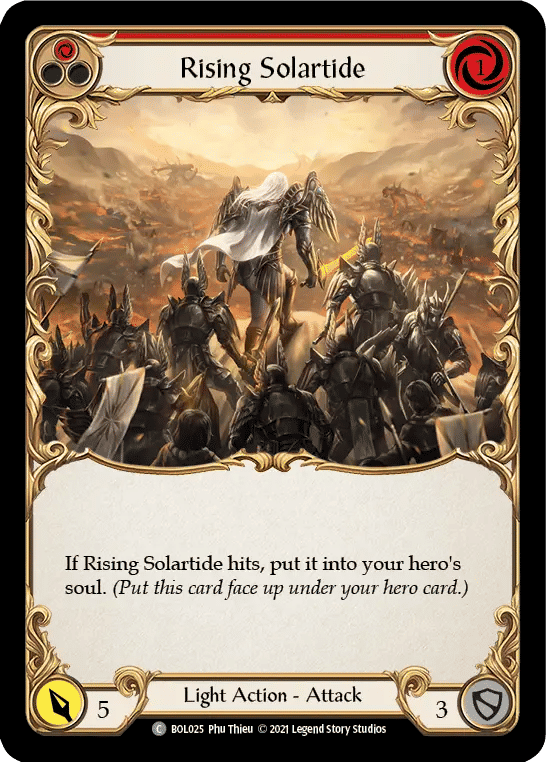 Rising Solartide (Red) — Boltyn - Blitz Deck — Flesh and Blood