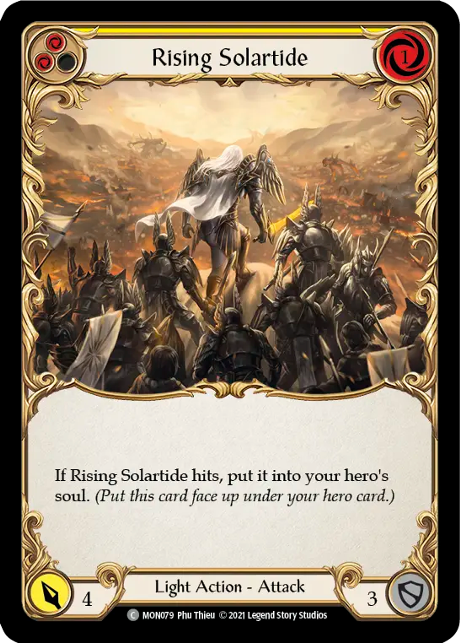 Rising Solartide (Yellow) — Monarch — Flesh and Blood