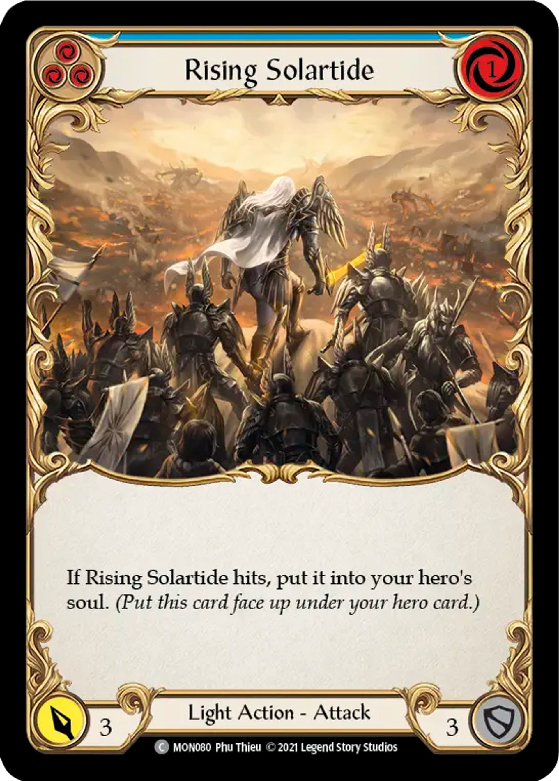Rising Solartide (Blue) — Monarch — Flesh and Blood