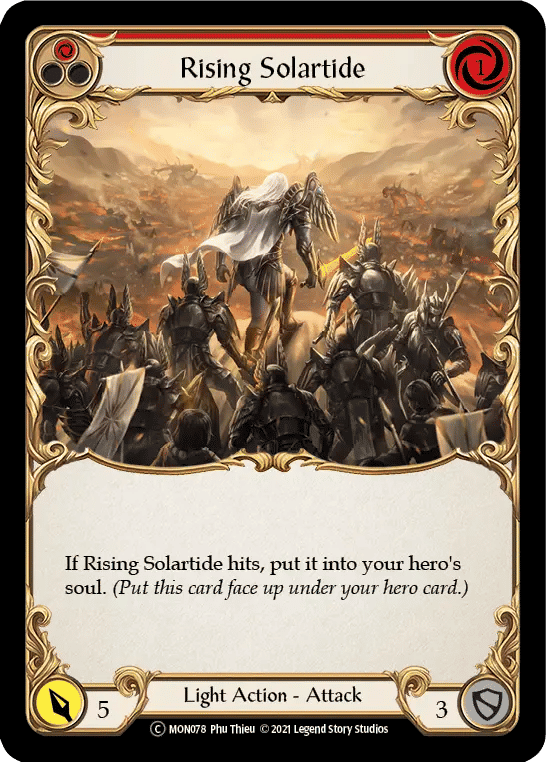 Rising Solartide (Red) — Monarch - Unlimited — Flesh and Blood