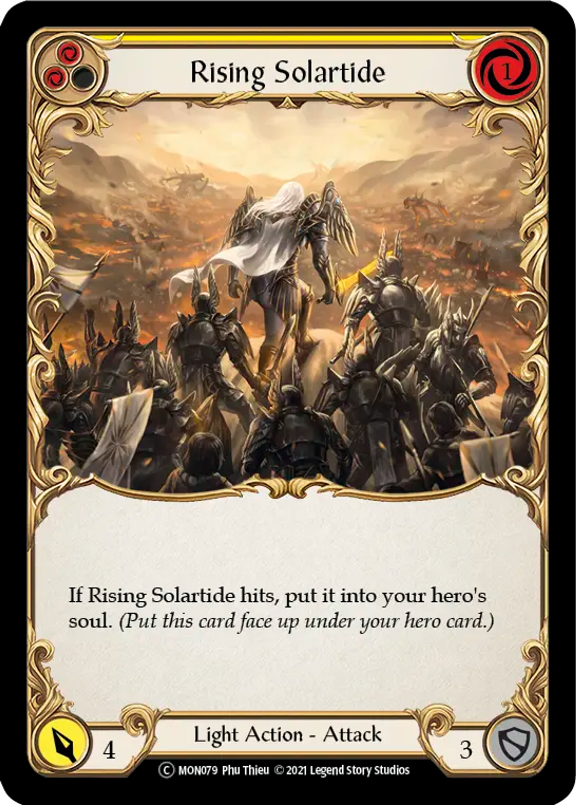 Rising Solartide (Yellow) — Monarch - Unlimited — Flesh and Blood
